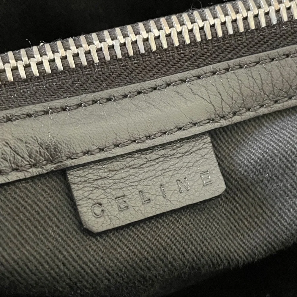 Celine black monogram suede and leather classic Boogie bag tote - Picture 8 of 10